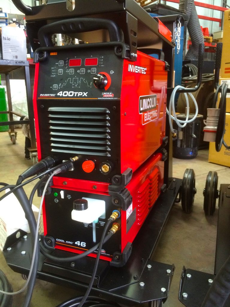 400amp Lincoln Electric Invertec 400 TPX HF DC Water Cooled TIG Welding