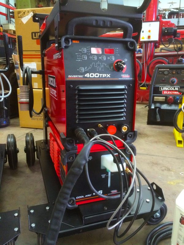 400amp Lincoln Electric Invertec 400 TPX HF DC Water Cooled TIG Welding