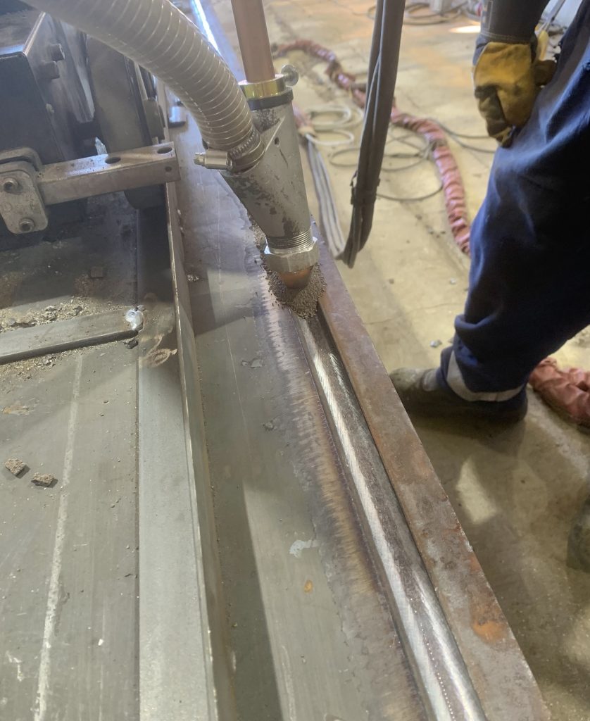 800amp ESAB LAF 1001 A2 PEK 4wheel 25mtr submerged arc welder tractor