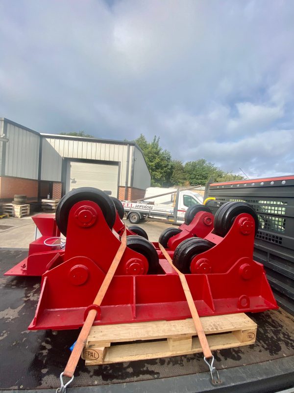 15 Tonne Capacity Self Aligning Welding Rotators for hire - Image 2