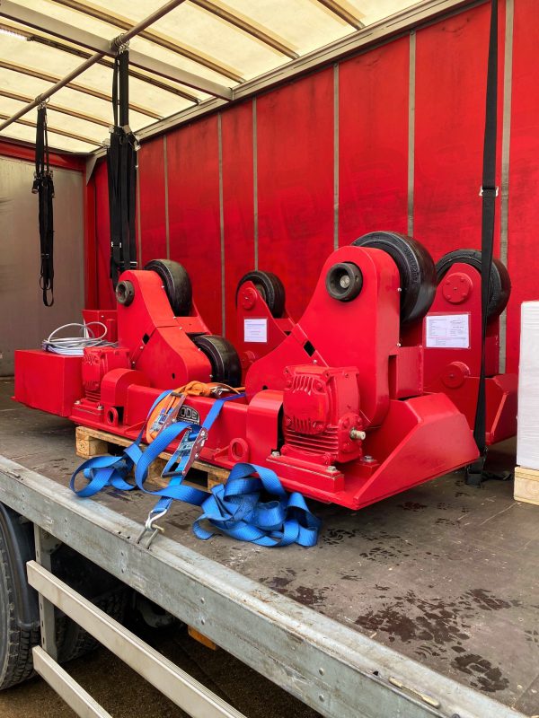 10 Tonne Capacity Self Aligning Welding Rotators for hire - Image 2