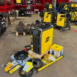 430amp ESAB Origo Tig 4300iw ACDC Water Cooled 415V HF TIG Welder Inverter Package for hire