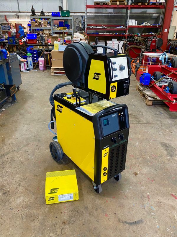 ESAB Origo MIG 410 heavy duty step switch air cooled MIG welder package for hire