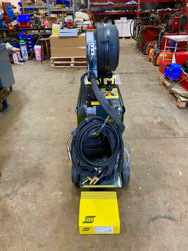 ESAB Origo MIG 410 heavy duty step switch air cooled MIG welder for hire - Image 2