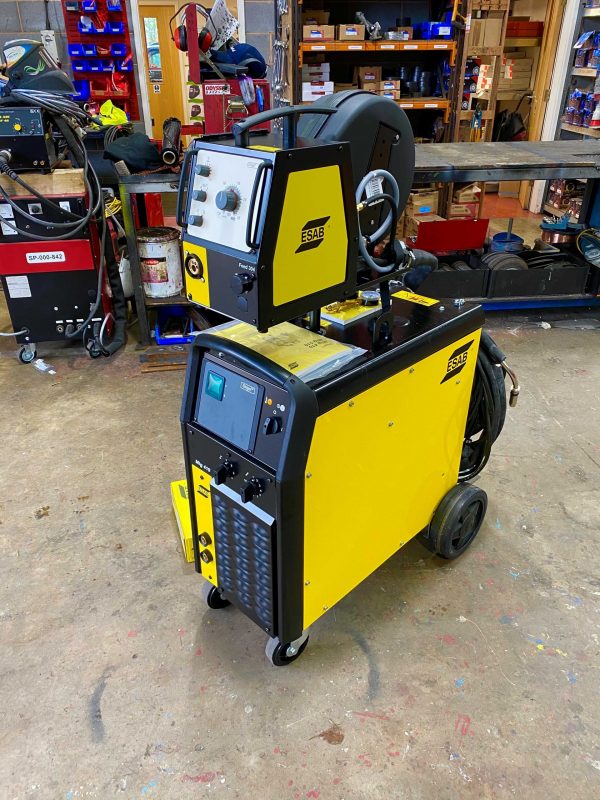 ESAB Origo MIG 410 heavy duty step switch air cooled MIG welder for hire - Image 4