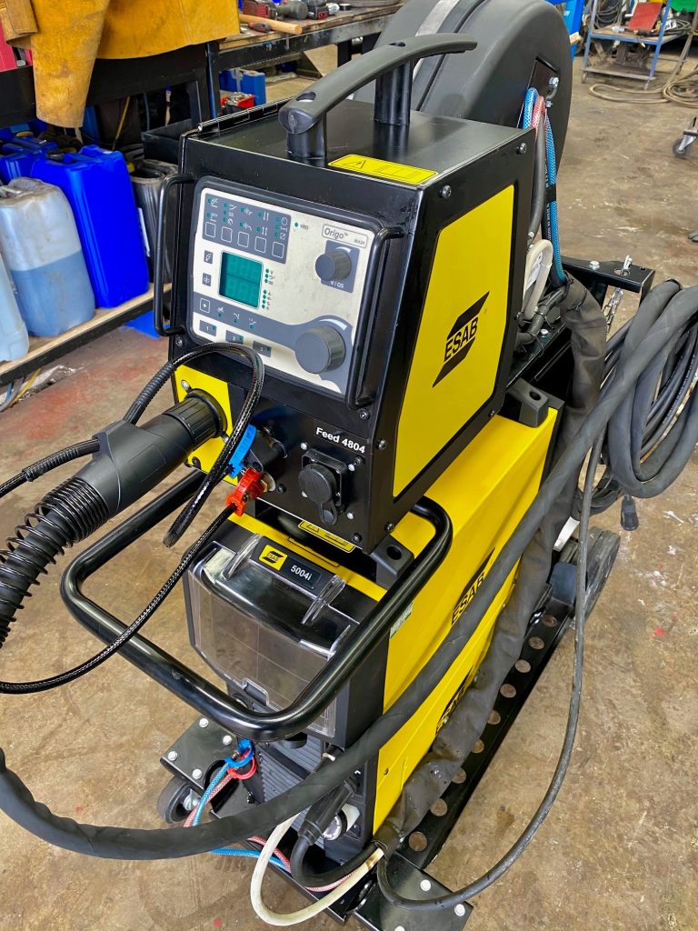500amp ESAB Origo Mig 5004iw MA24 Water Cooled Welder Package for hire