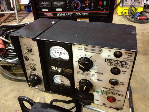 1000amp Lincoln Electric Idealarc DC 1000 with LT-7 submerged arc welder rent package with track - Image 2