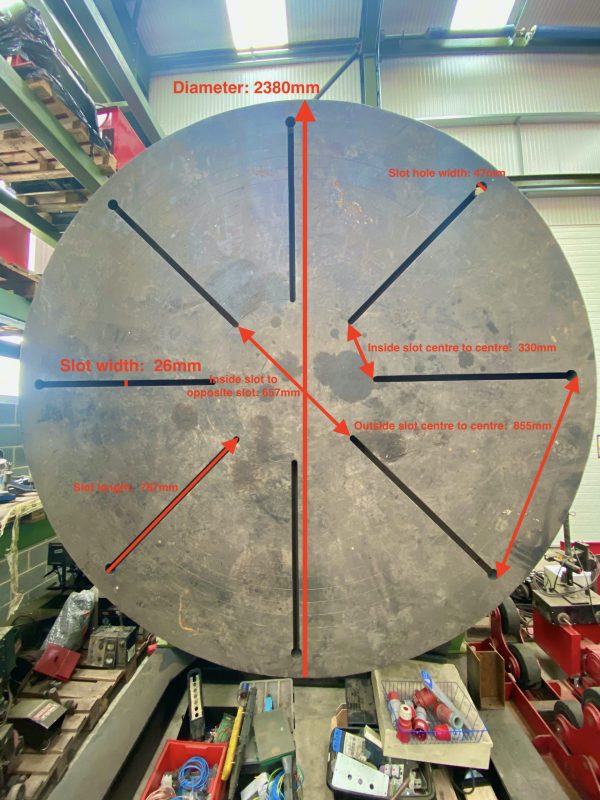 30 tonne capacity rental welding positioner for hire - Image 2