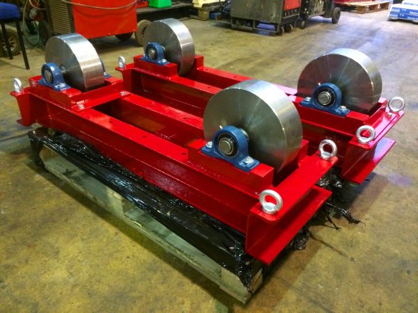 5 Tonne SWL Steel Wheel Conventional Welding Rotators for rent - Image 3