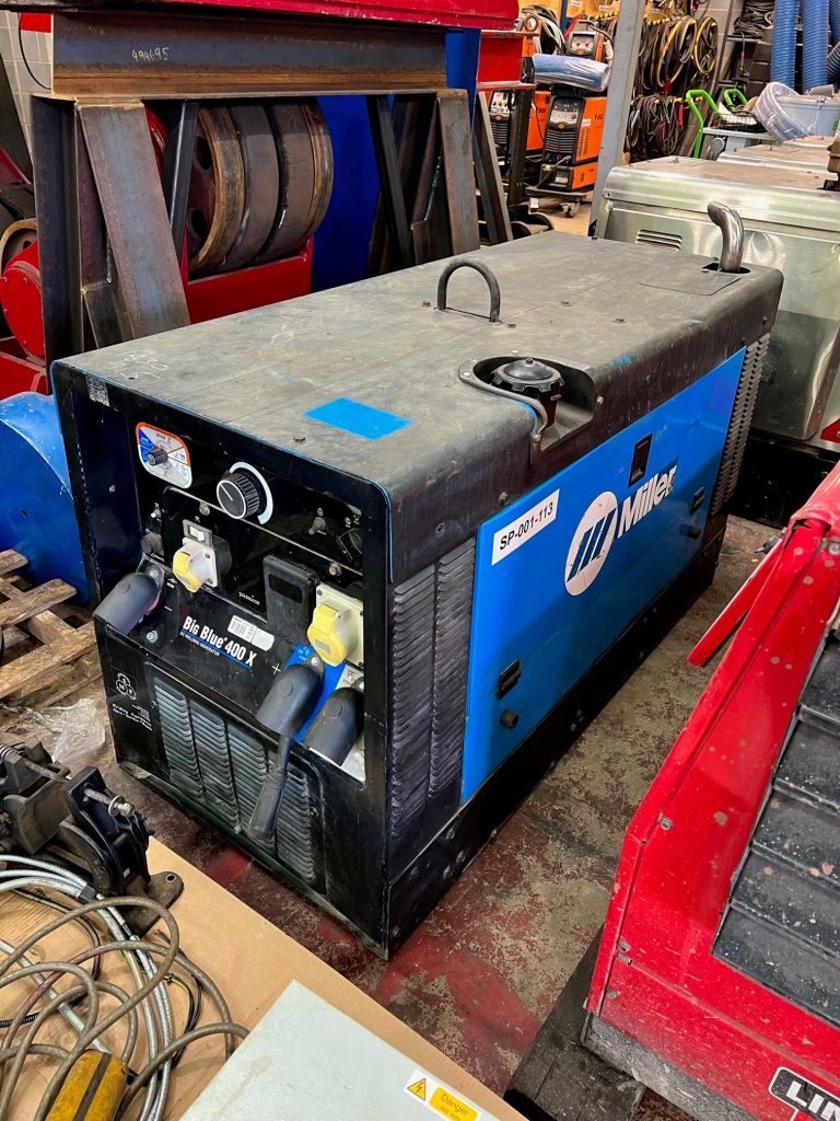 400amp used exhire fleet Miller Big Blue 400 X CC/CV diesel welder