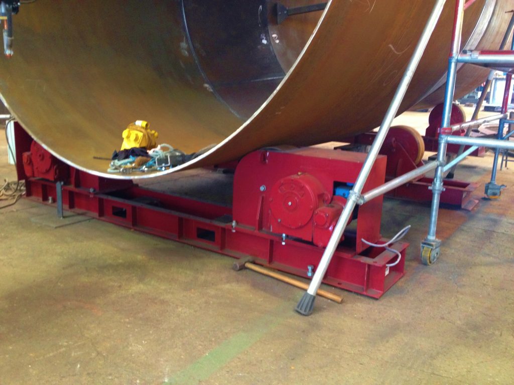 30 Tonne capacity conventional welding rotators for hire Welding