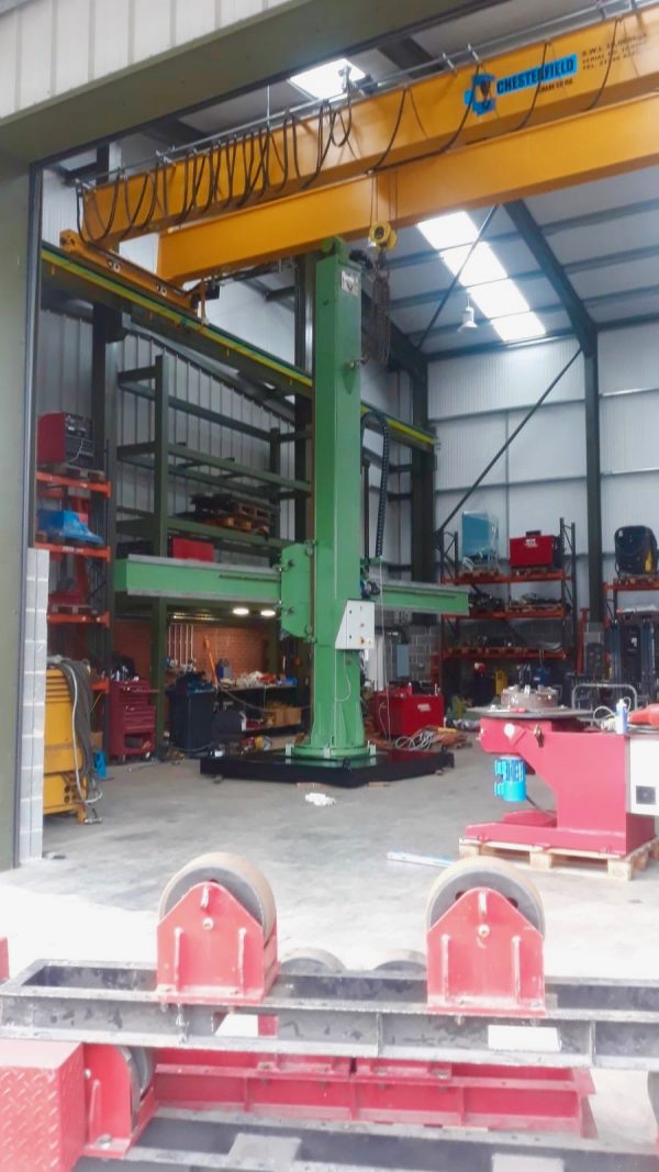 5.5 x 4.6 column and boom welding manipulator for hire - Image 3