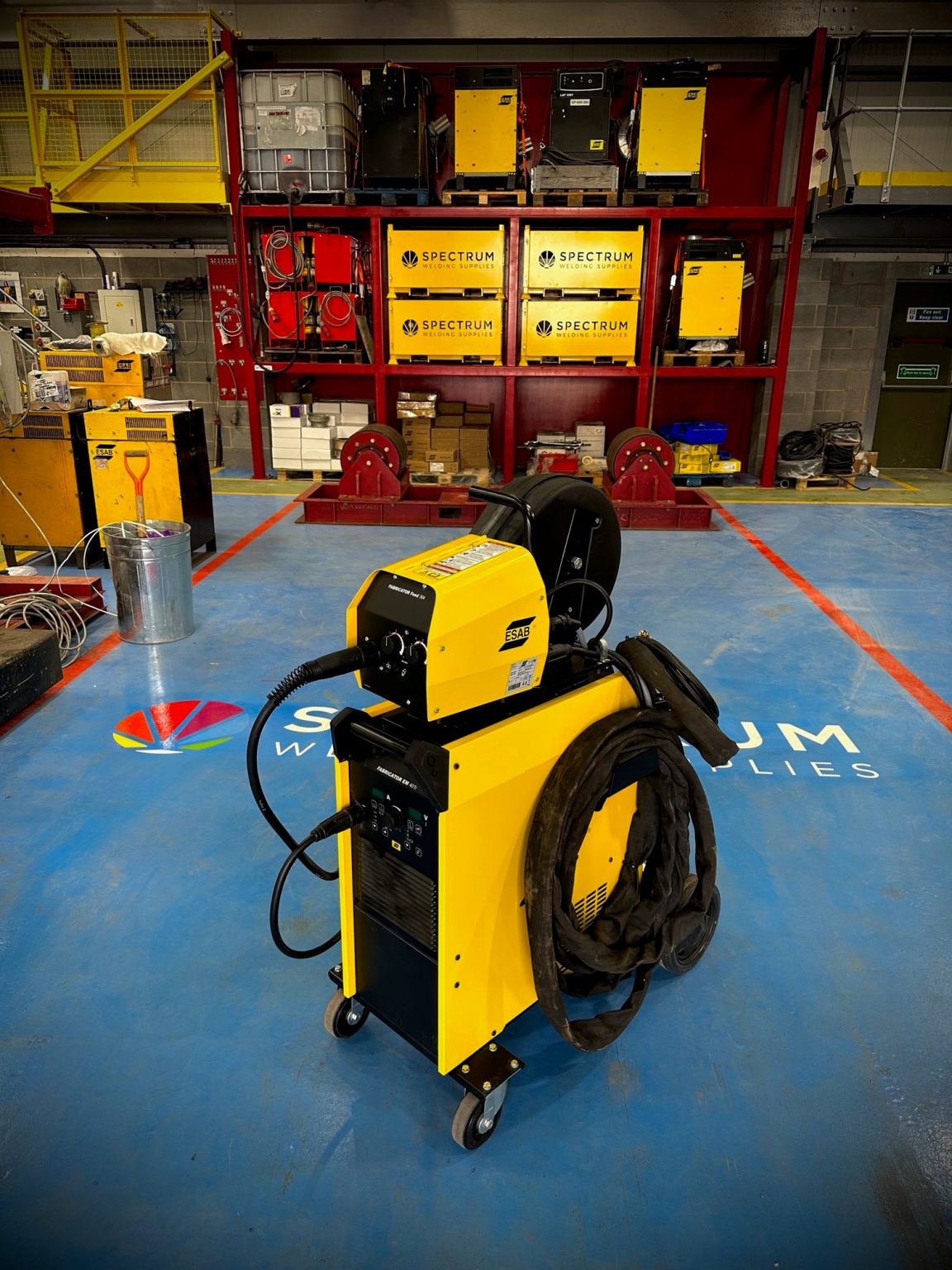 400amp ESAB Fabricator EM 401i air cooled MIG welder 10mtr interlink