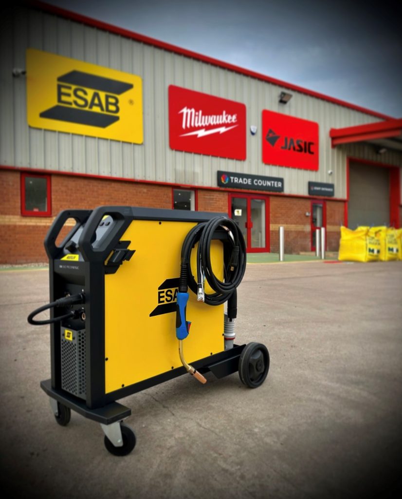 ESAB Rustler 350 C EM Pro Synergic air cooled MIG welder