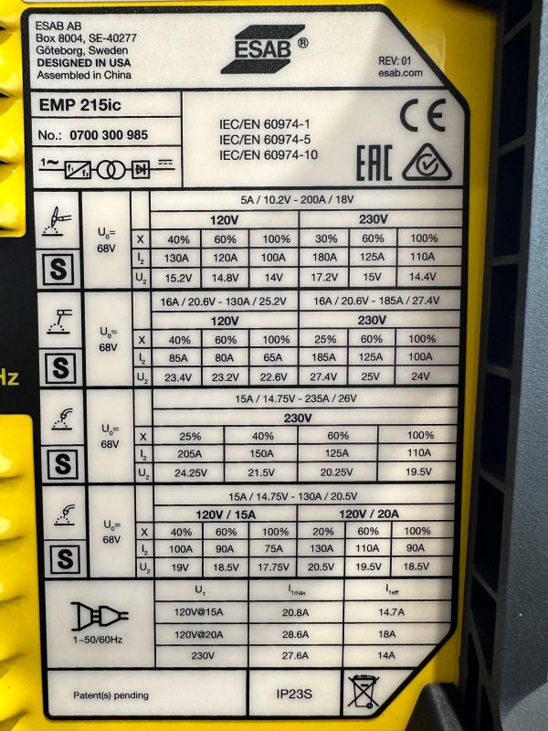 ESAB Rebel™ 320ic Air Cooled MIG welder package for hire - Image 3