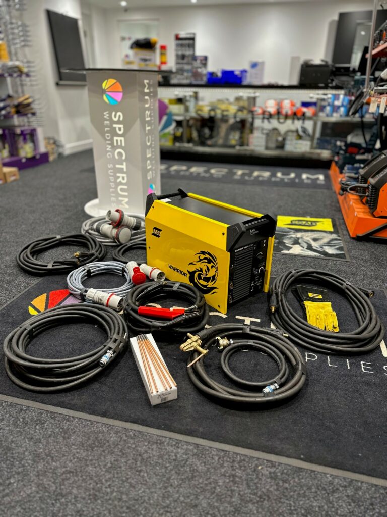 500amp ESAB Warrior 500 portable air arc gouging welder package for