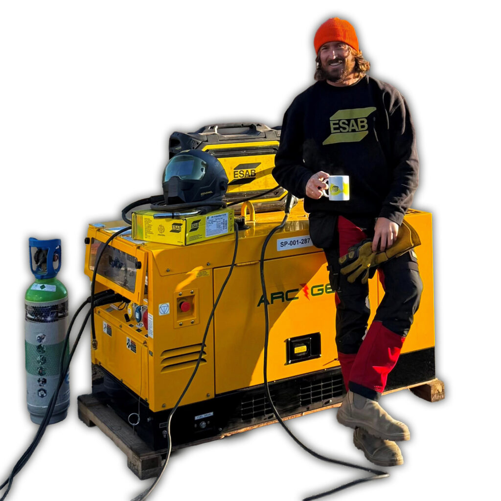 400amp Weldmaker CC/CV diesel welder generator for hire