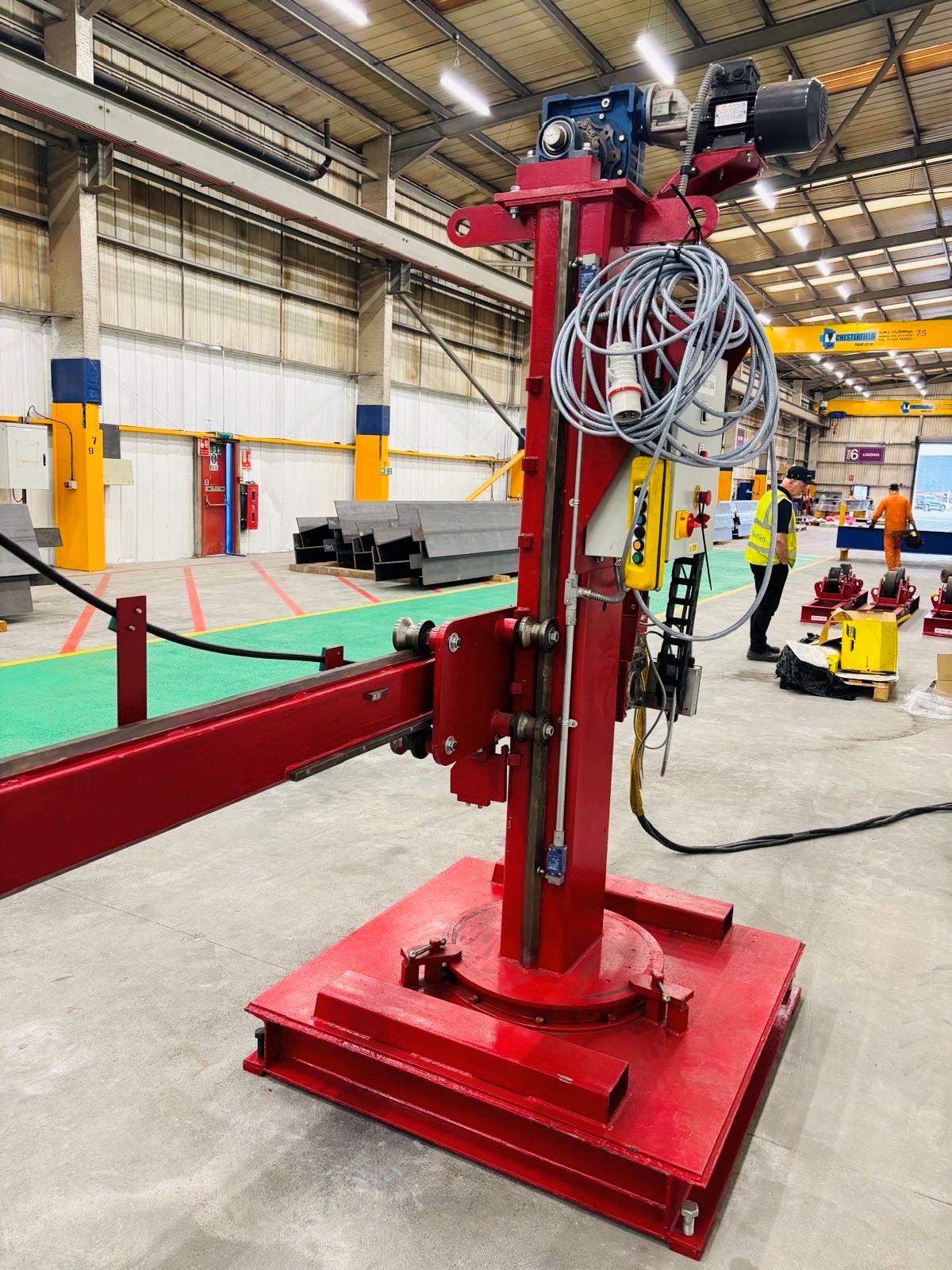 1.8 x 1.8 column and boom welding manipulator for hire - Image 12