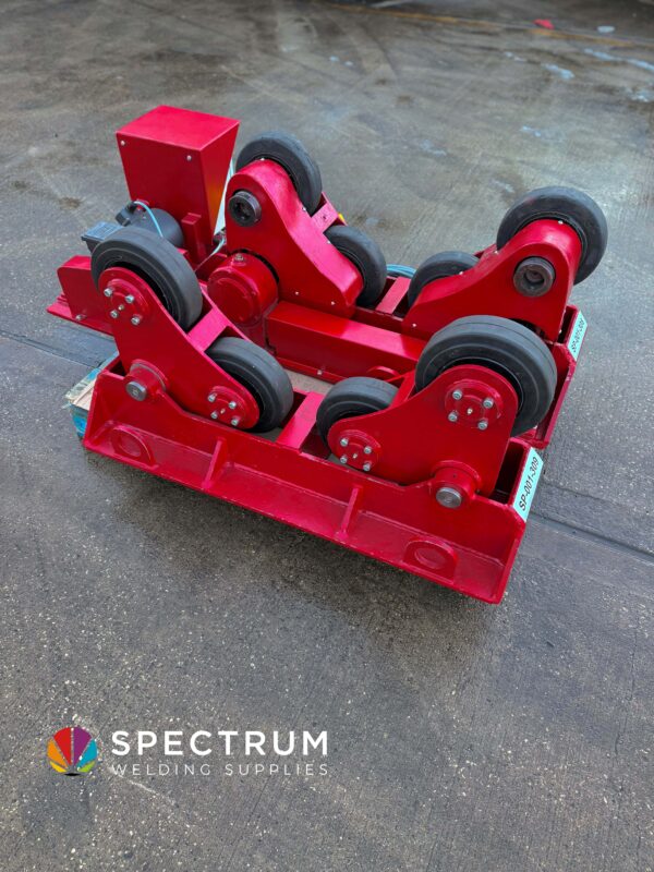 3 Tonne self-aligning pipe welding rotators for hire - Image 4