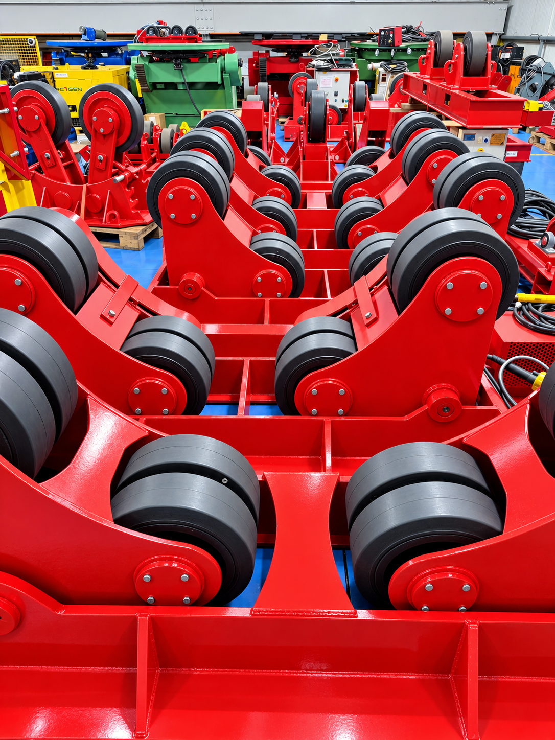 20 tonne self aligning welding rotators for hire - Image 2