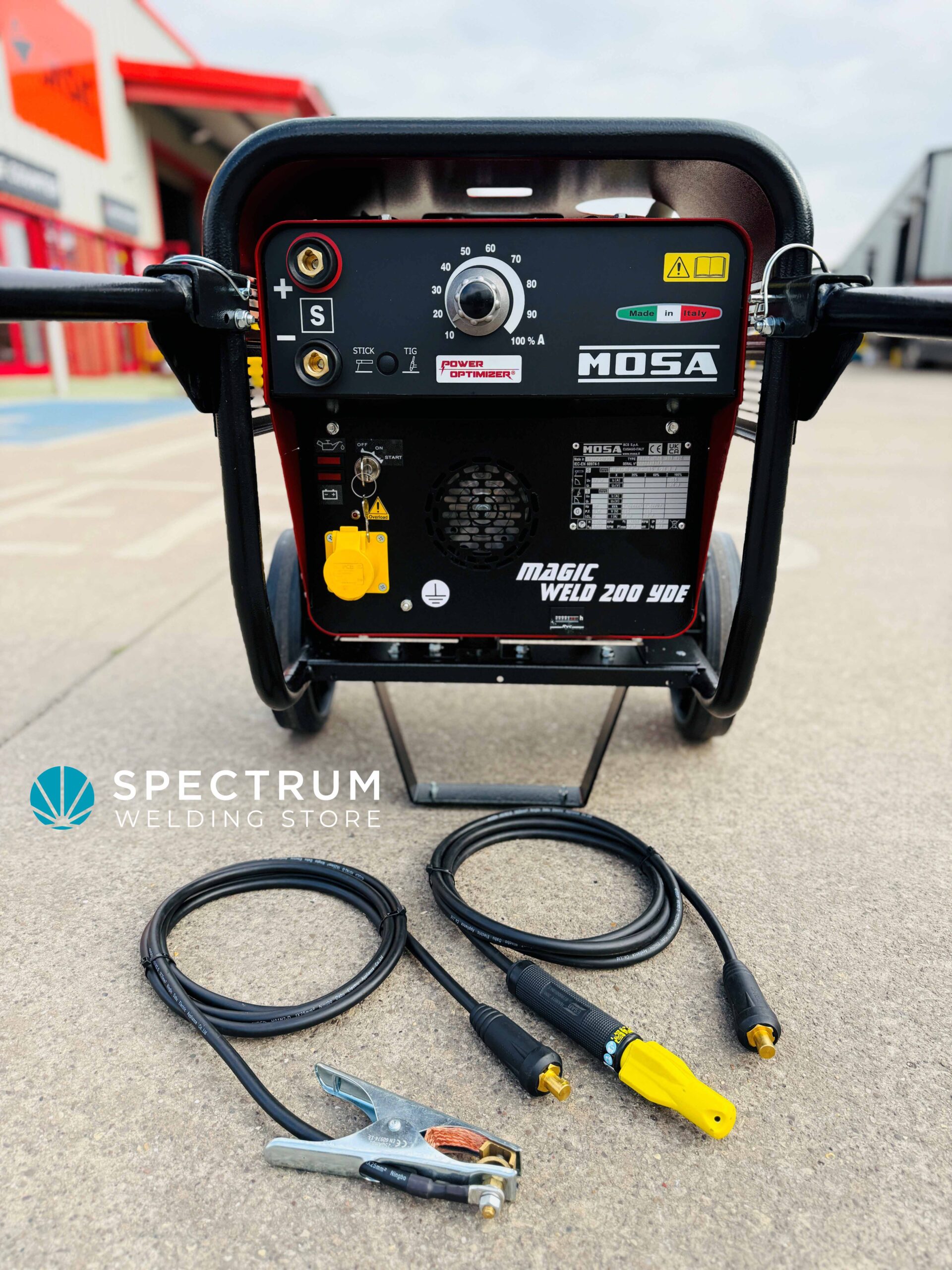 Mosa Magic Weld 200 YDE diesel welder generator - Image 4