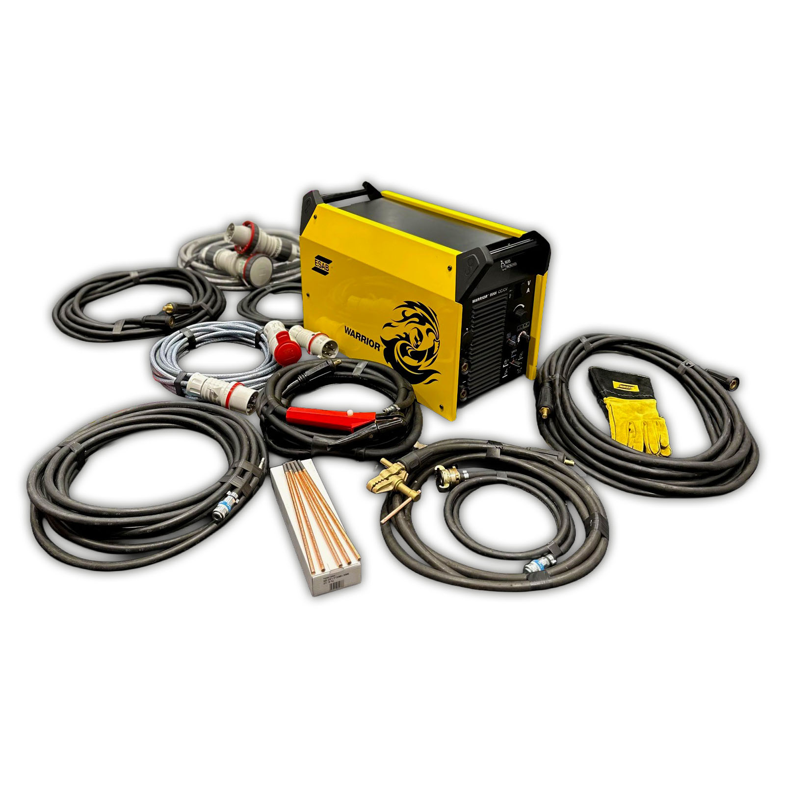 400amp ESAB Warrior 500 air arc gouging welder for hire