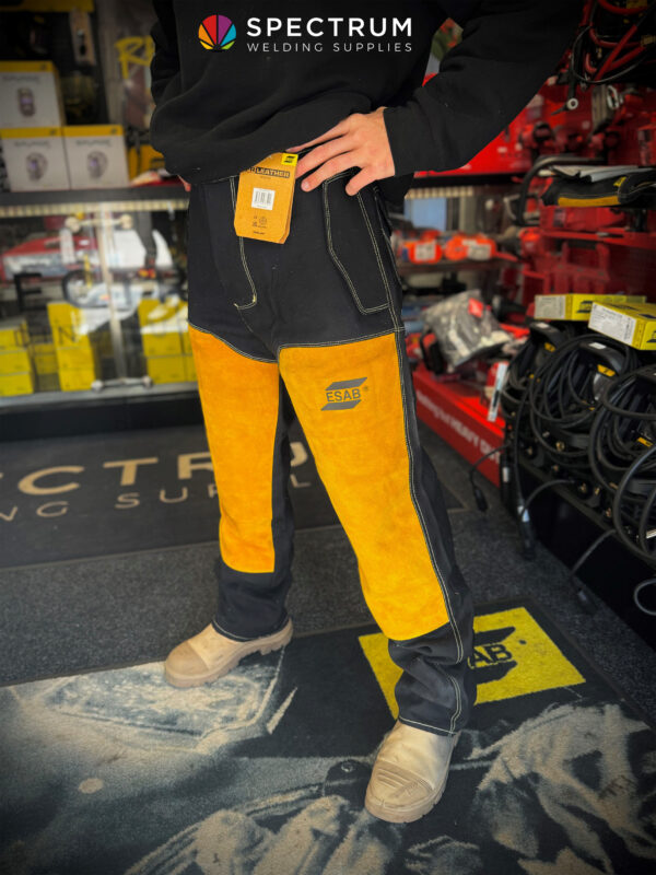 ESAB FR Leather Welding Trousers - Image 2