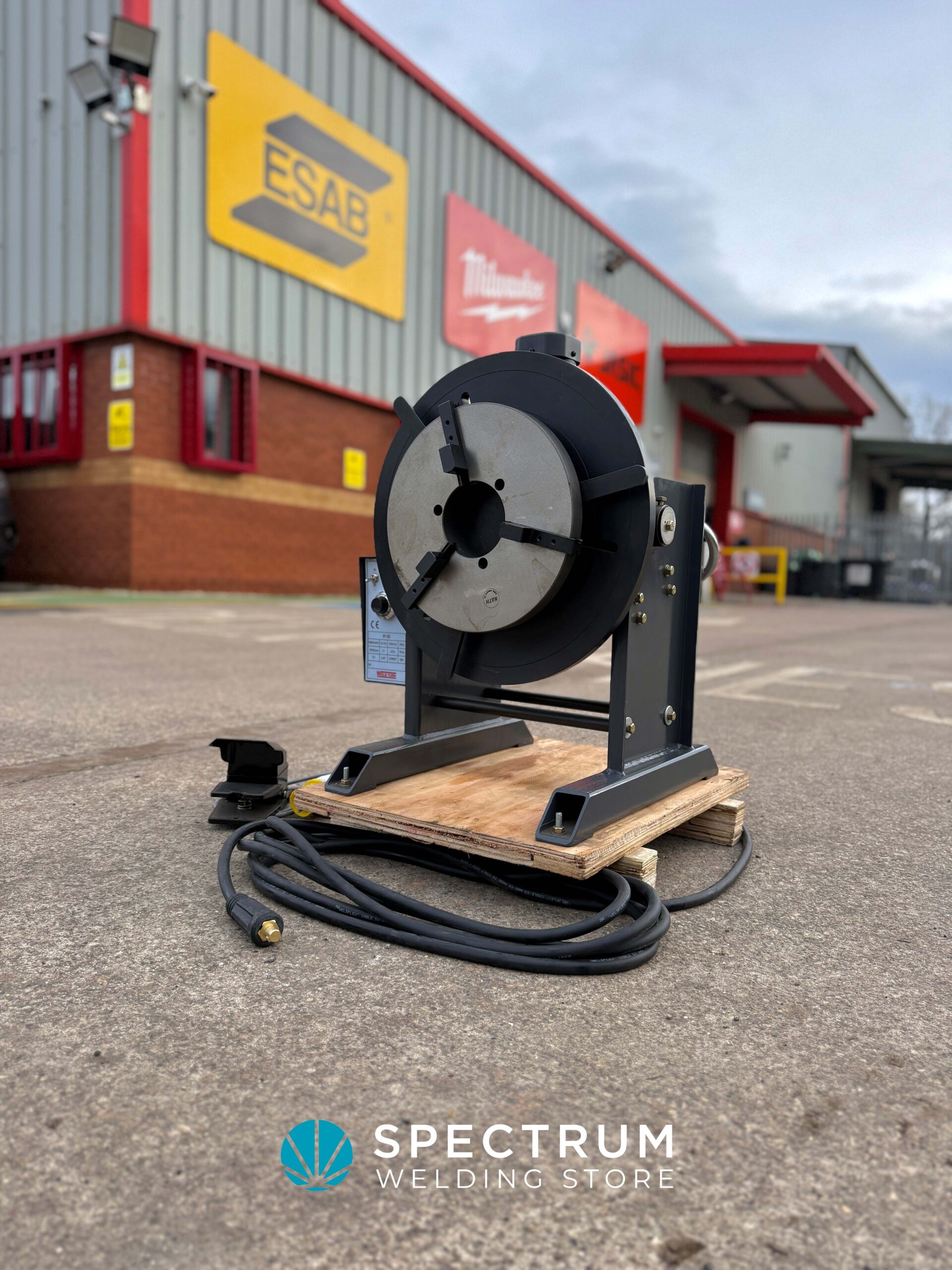 300kg welding positioner with 250mm chuck